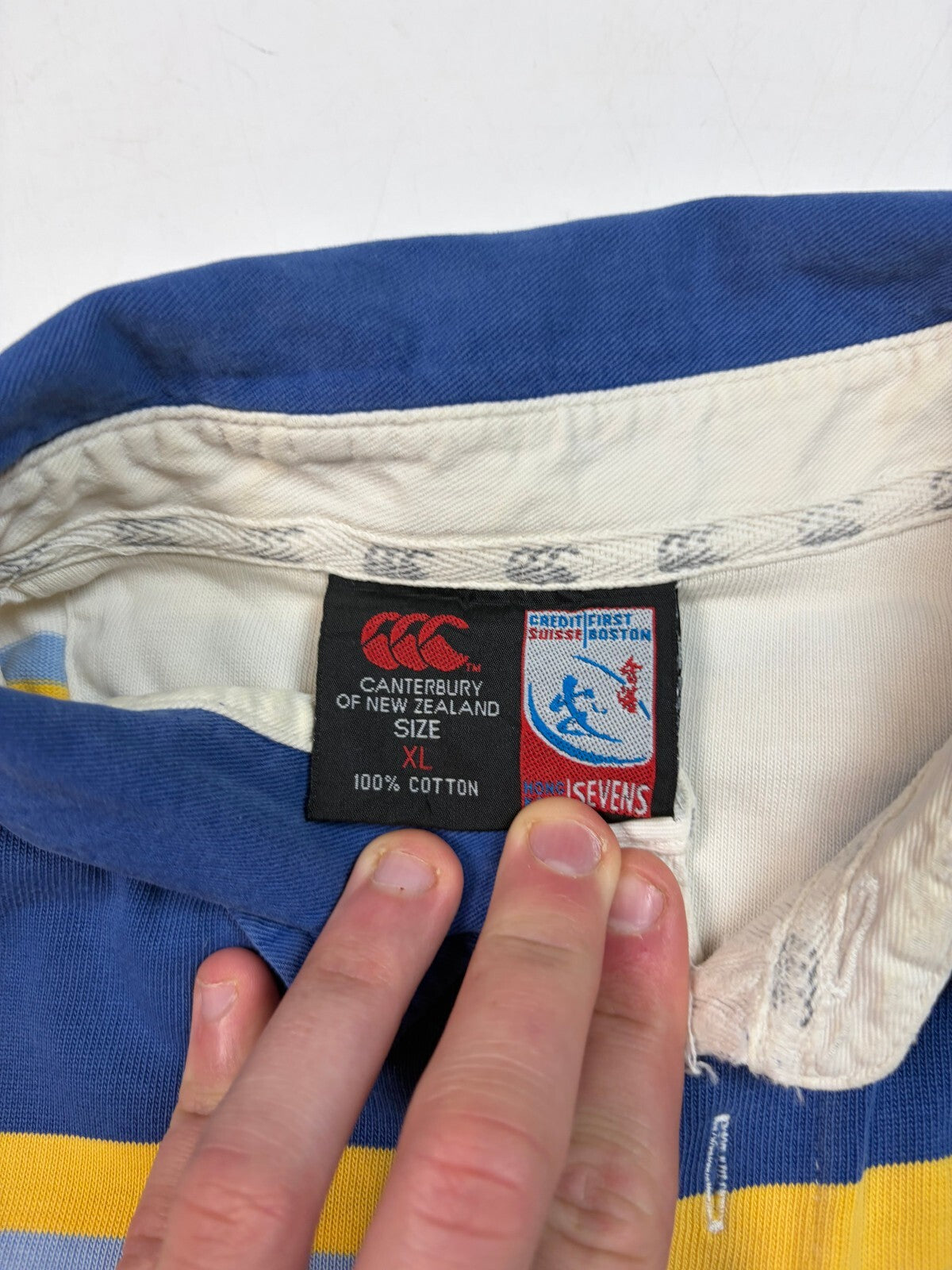 Vintage Hong Kong sevens 1999/00 Canterbury rugby shirt (XL)