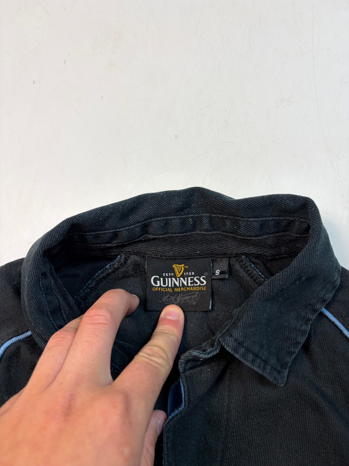 Vintage Scotland Guinness Cotton Traders rugby shirt (S)
