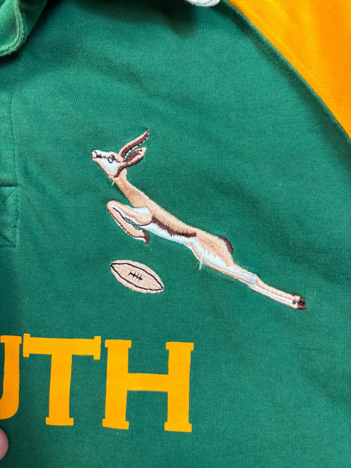 Vintage South Africa 2004 Kooga supporters rugby union shirt (M)