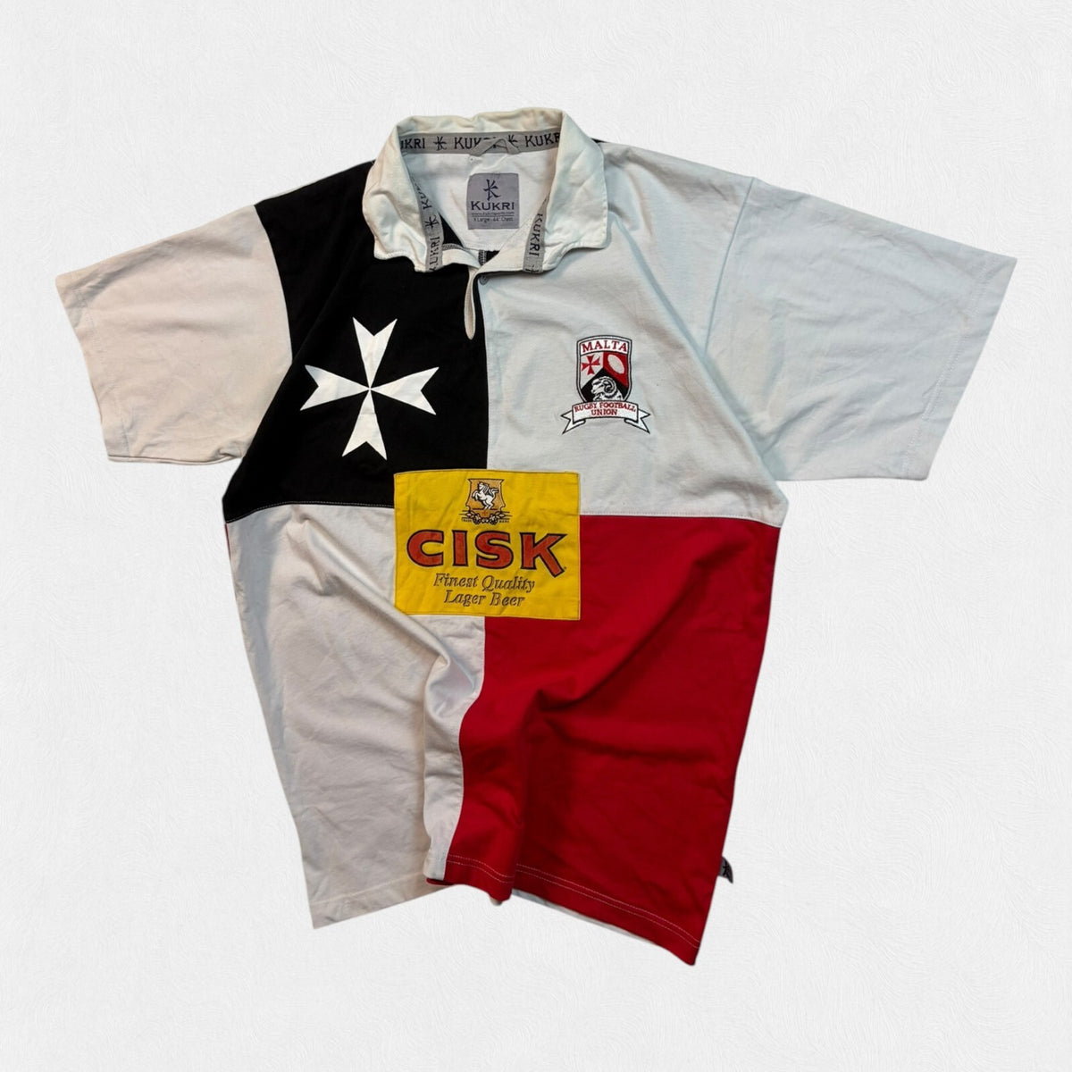 Vintage Malta 2009/10 Kukri rugby union shirt (XL)