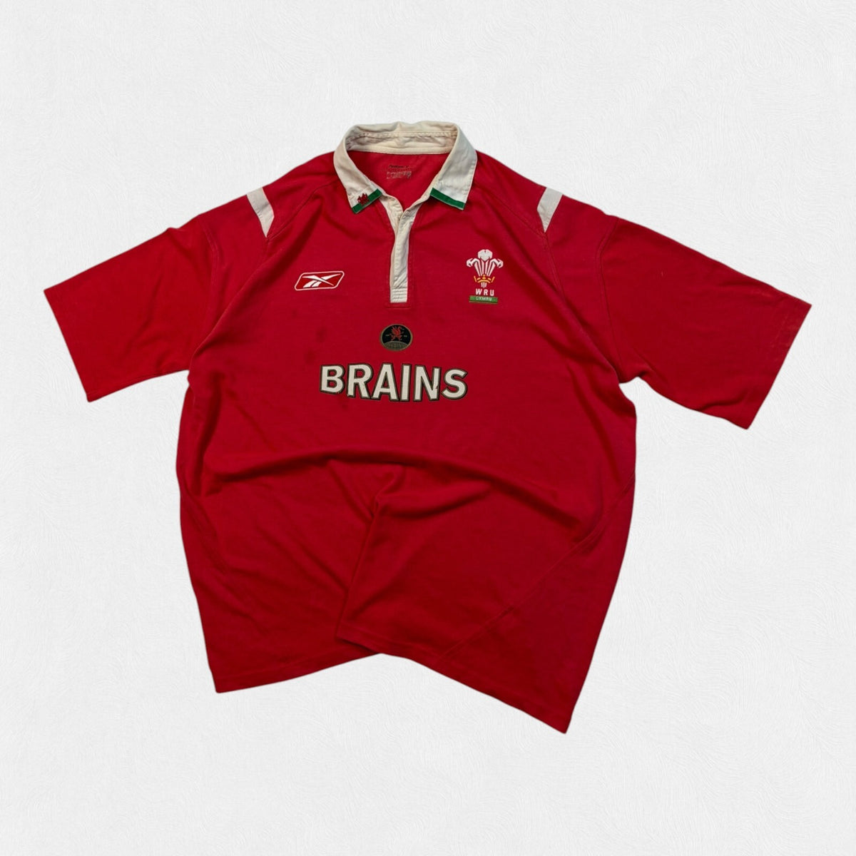 Vintage Wales 2005/06 Reebok rugby union shirt (XXL)