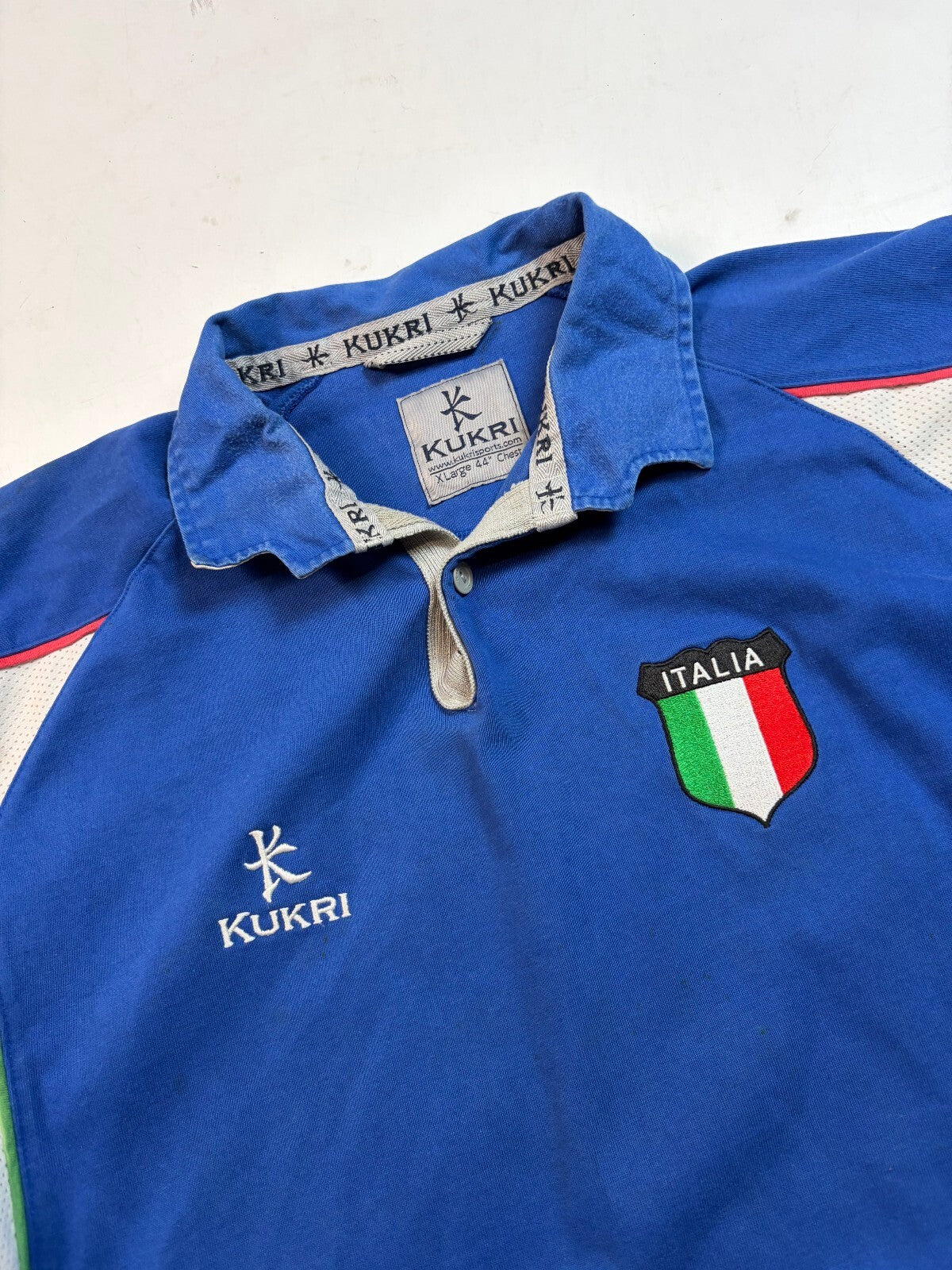 Vintage Italy Kukri supporters rugby union shirt (XL)