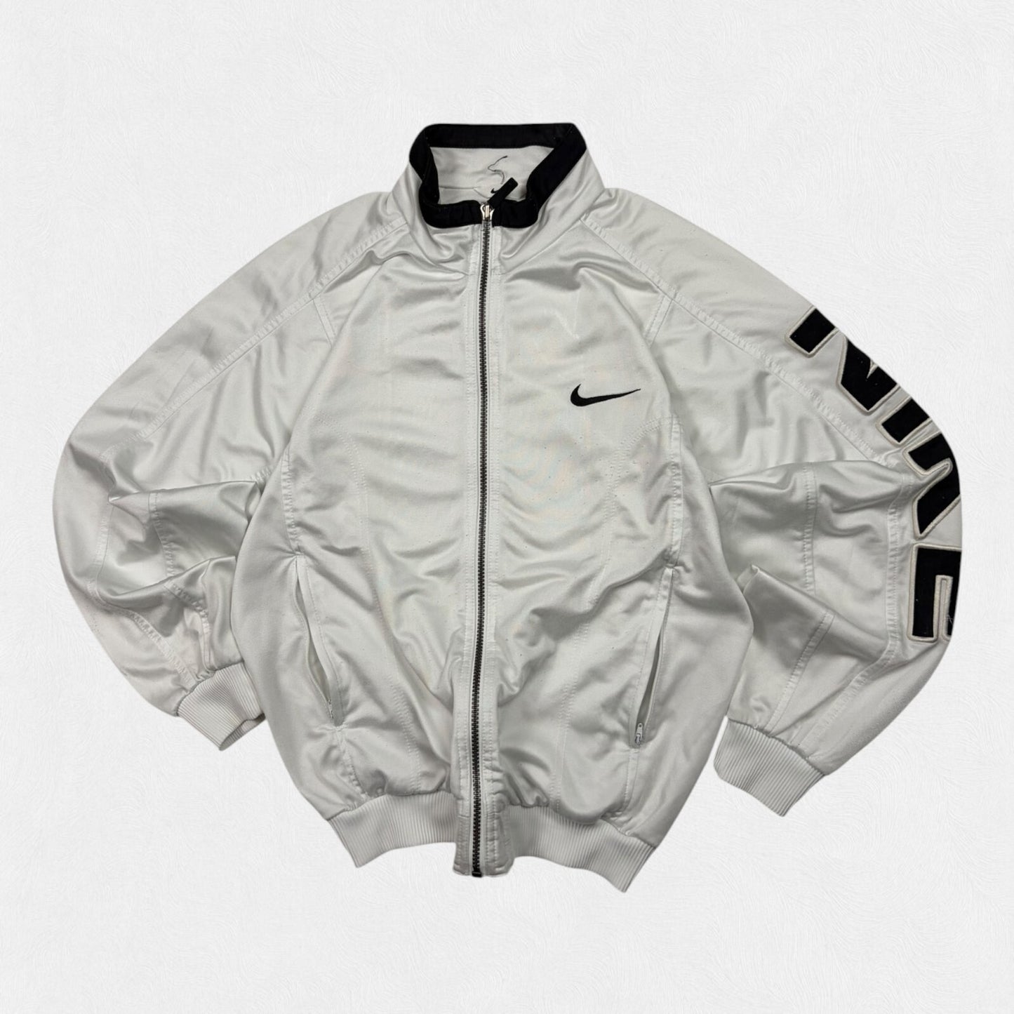 Vintage 90s Nike spell out track jacket (S)