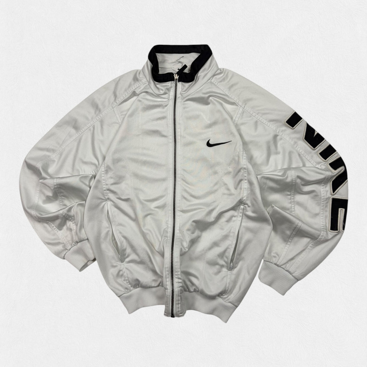 Vintage 90s Nike spell out track jacket (S)