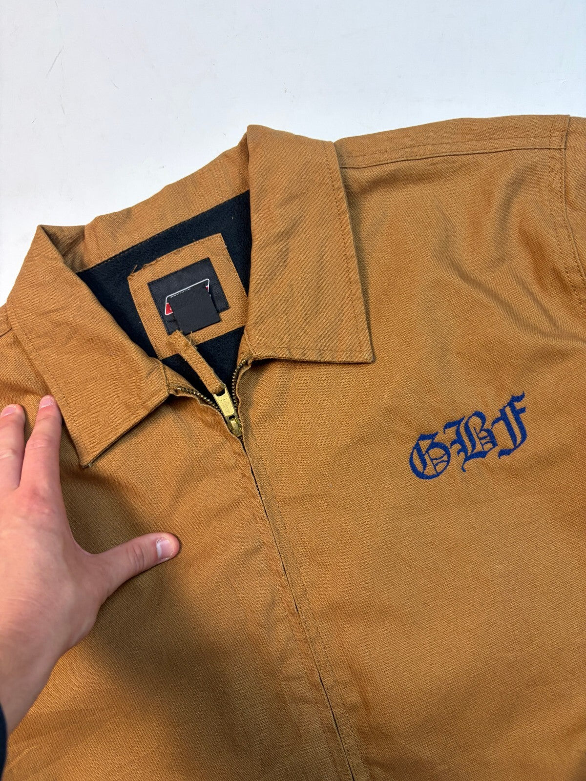 Dickies Gangsters buy flowers collared harrington jacket (XL)