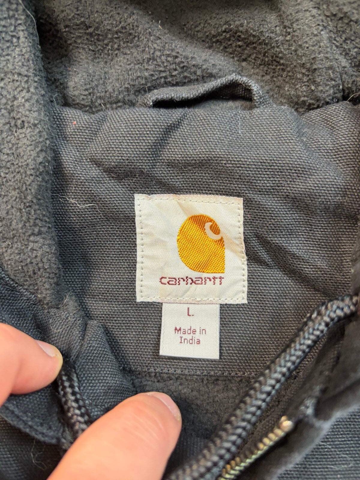 Carhartt hooded workwear vest jacket (L)