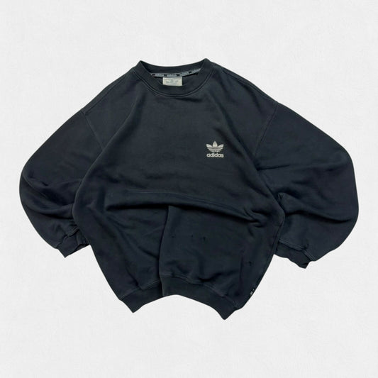 Vintage 90s adidas originals small logo sweatshirt (L)