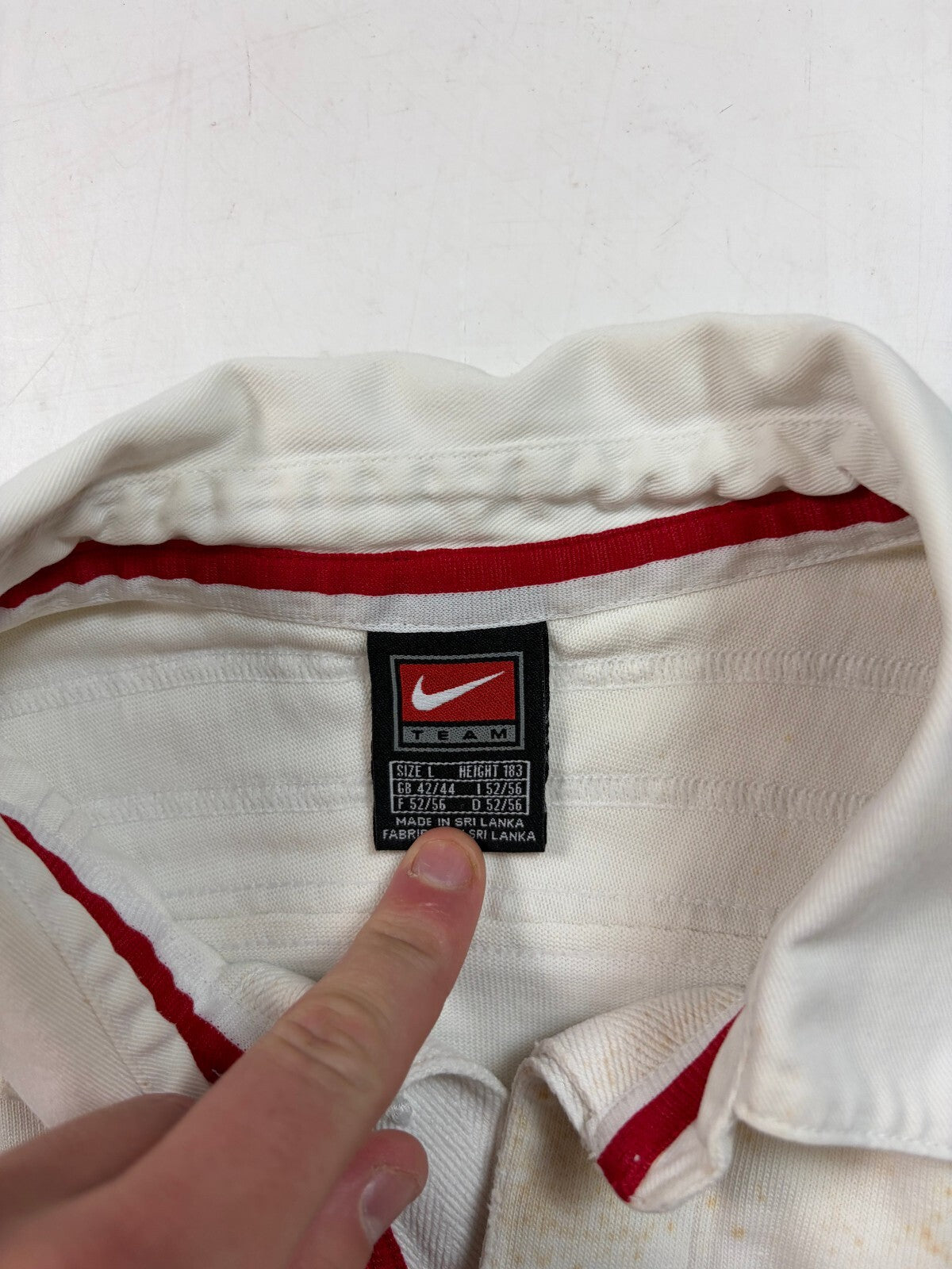 Vintage England 1999-01 Nike rugby union shirt (L)