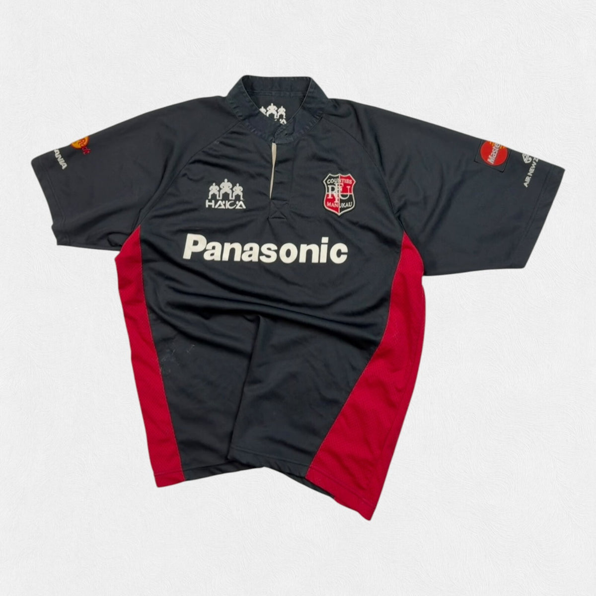 Vintage Counties Manukau Haka rugby union shirt (L)