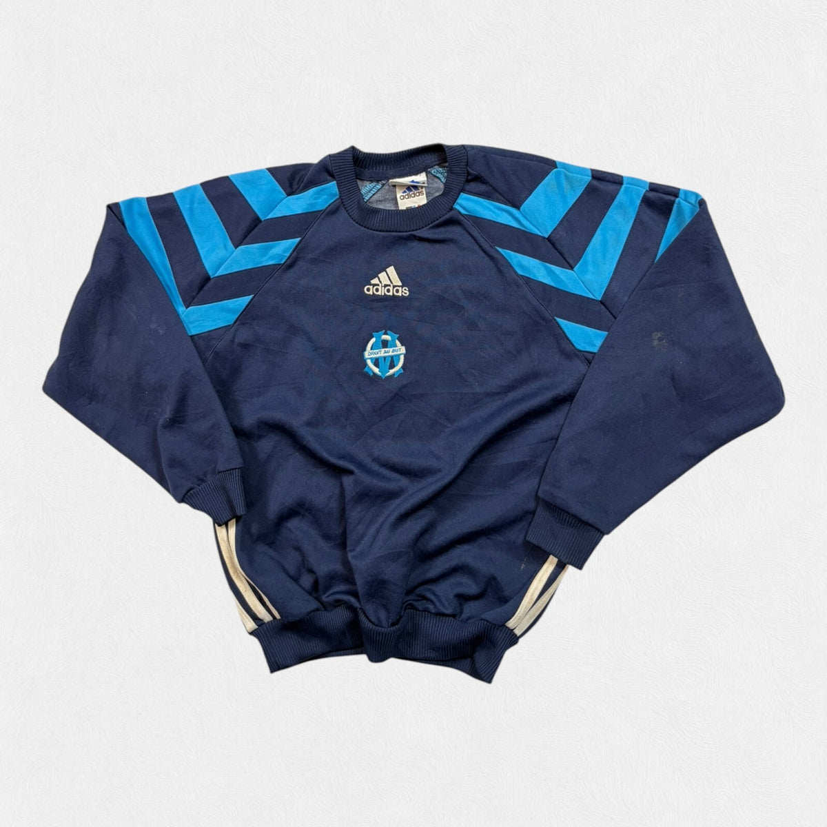 Vintage Olympique Marseille 1997/98 Adidas football sweatshirt (YM)