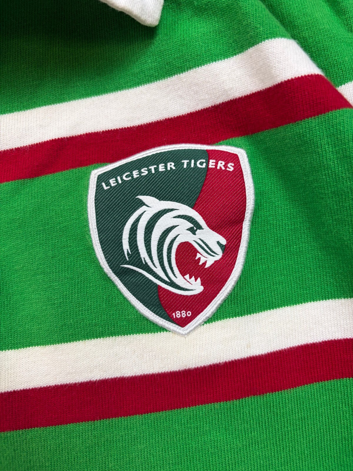 Leicester Tigers 2017/18 Kukri supporters rugby shirt (L)