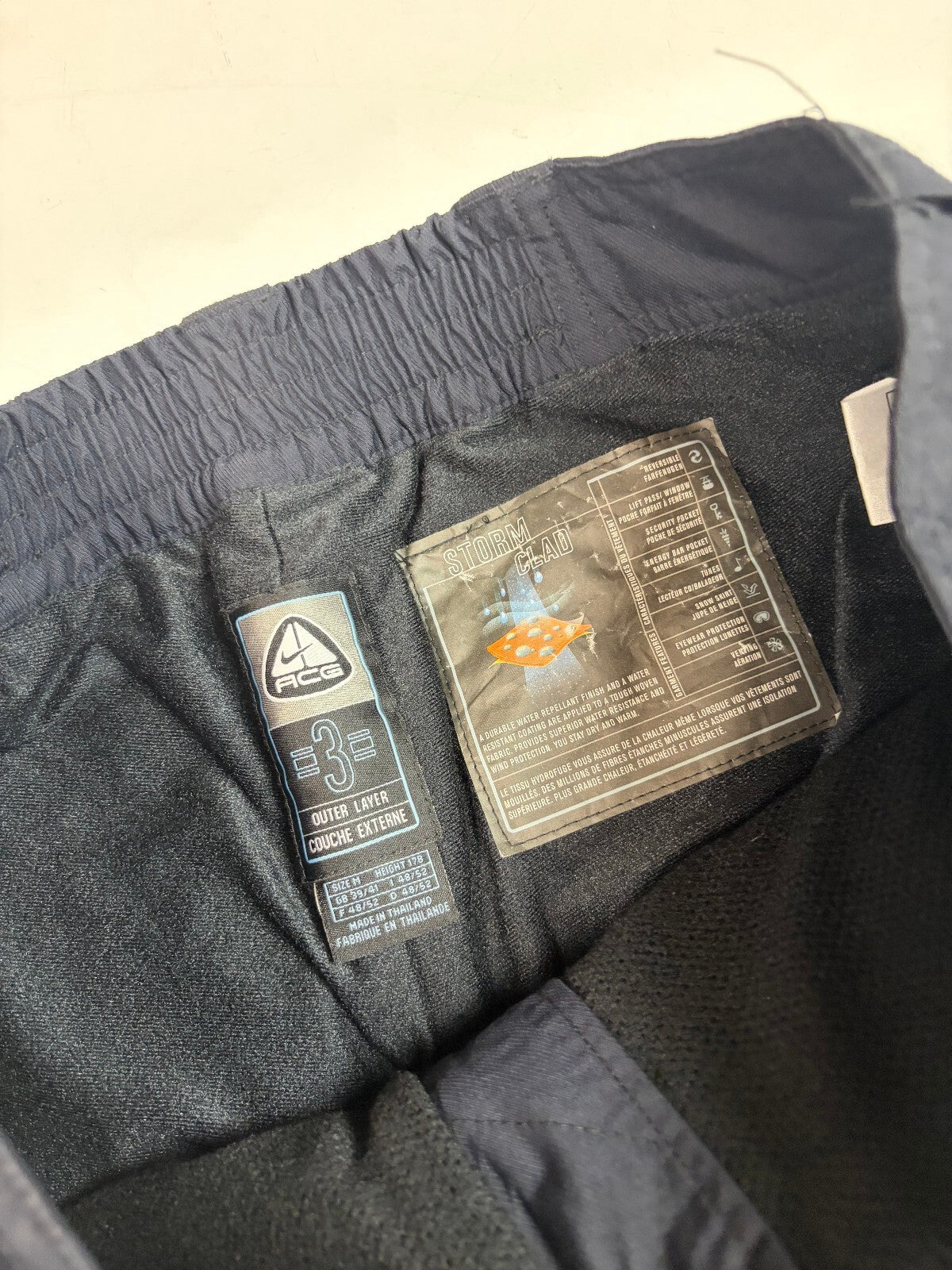 Vintage Nike ACG all conditions gear baggy salopettes ski pants (M)