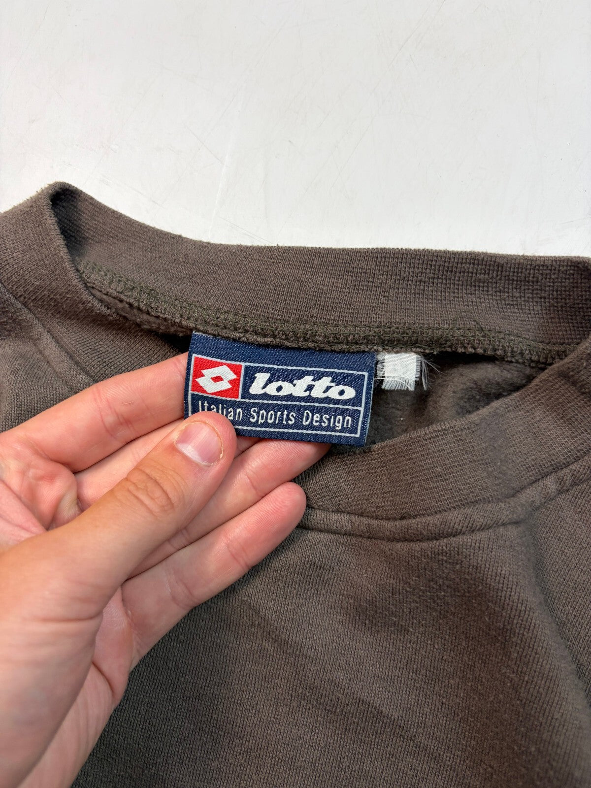 Vintage Y2K Lotto spell out sweatshirt (M)