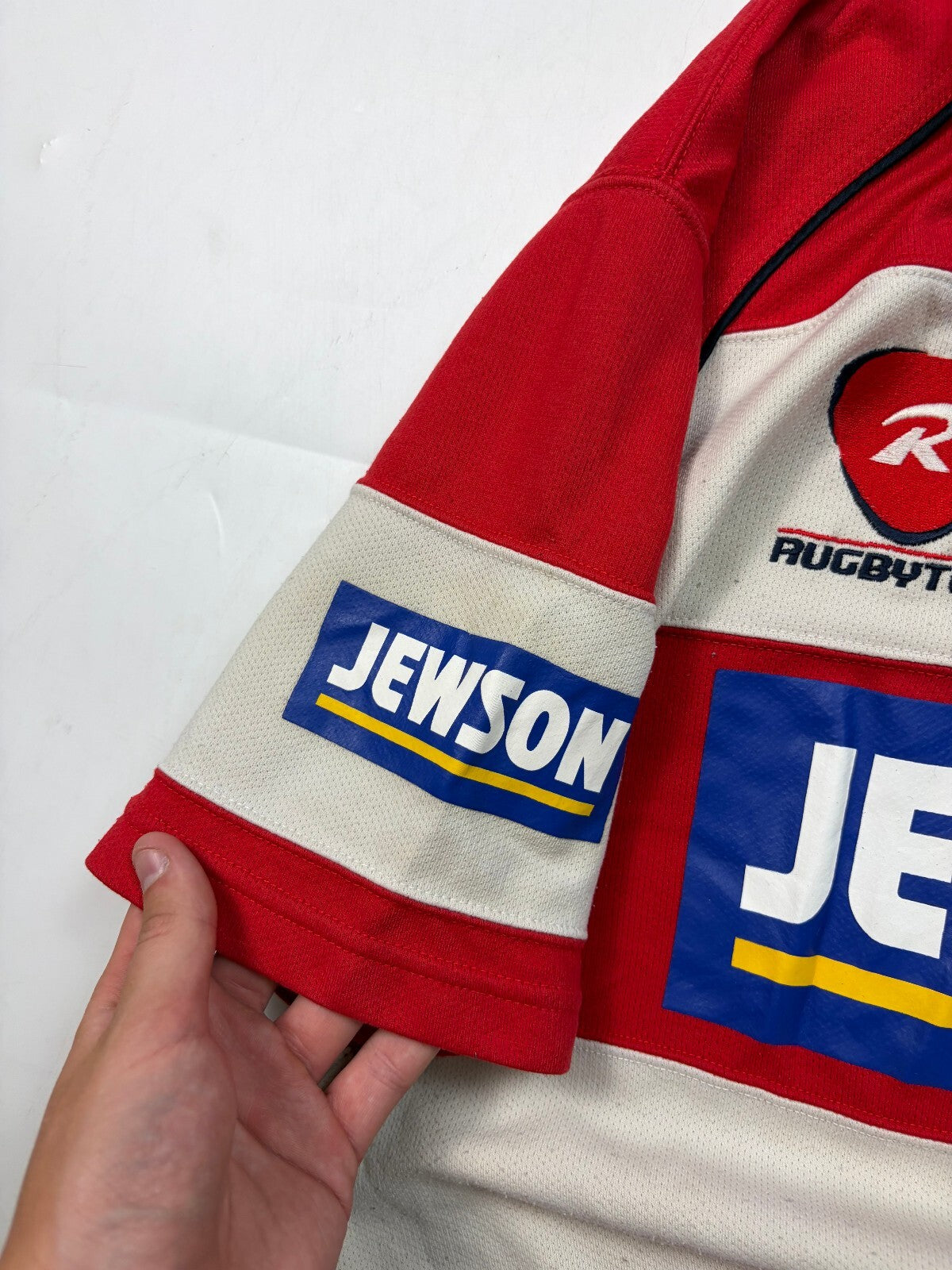 Vintage 90s Gloucester 2009/10 Rugbtech rugby union shirt (L)