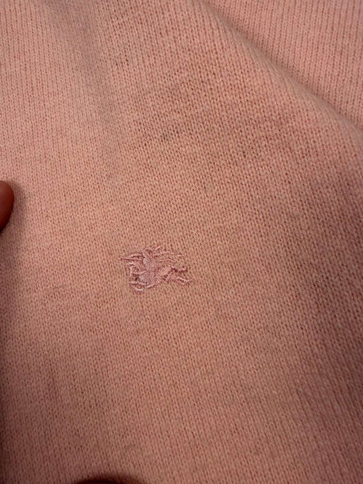 Vintage Burberry wool knit sweater (XL)