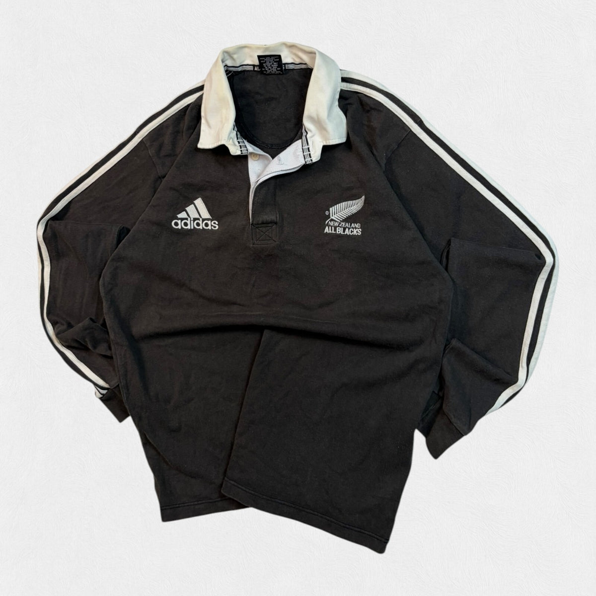 Vintage New Zealand all blacks 1999/00 Adidas rugby shirt (L)