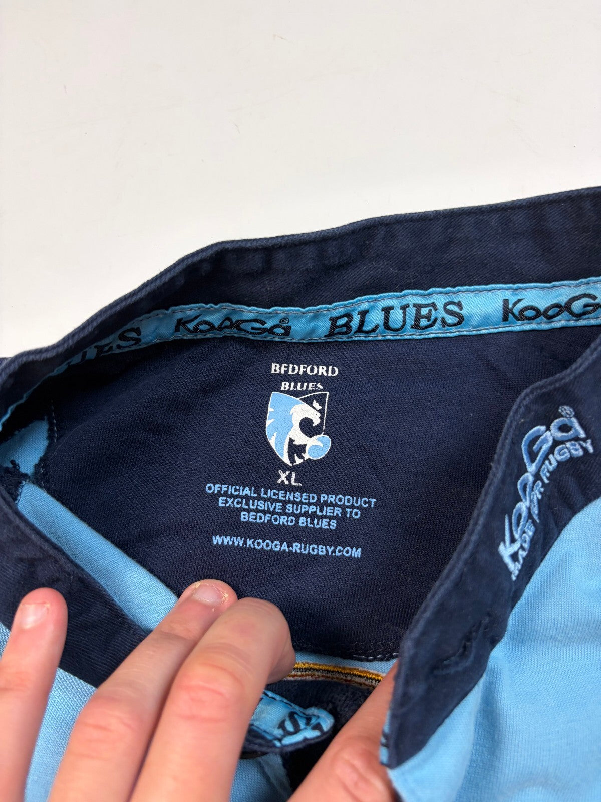 Vintage Bedford Blues 2004/05 Kooga rugby shirt (XL)