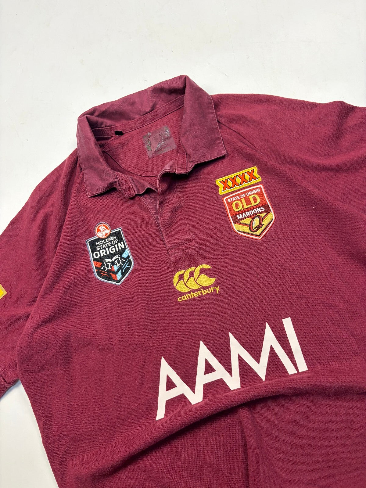 Vintage Queensland maroons state of origin Canterbury rugby league shirt (XL)