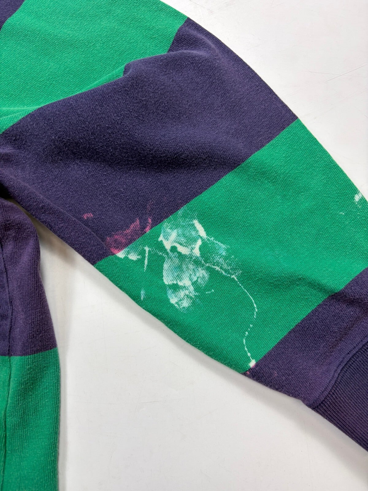 Vintage 90s Ralph Lauren striped rugby polo shirt (L)