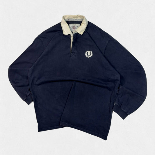 Vintage 90s Scotland Cotton Oxford rugby union shirt (XL)