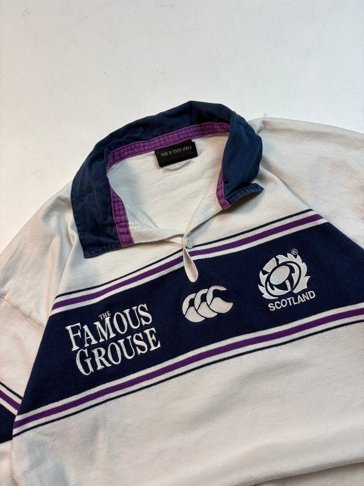 Vintage Scotland 2001/02 Canterbury away rugby union shirt (L)