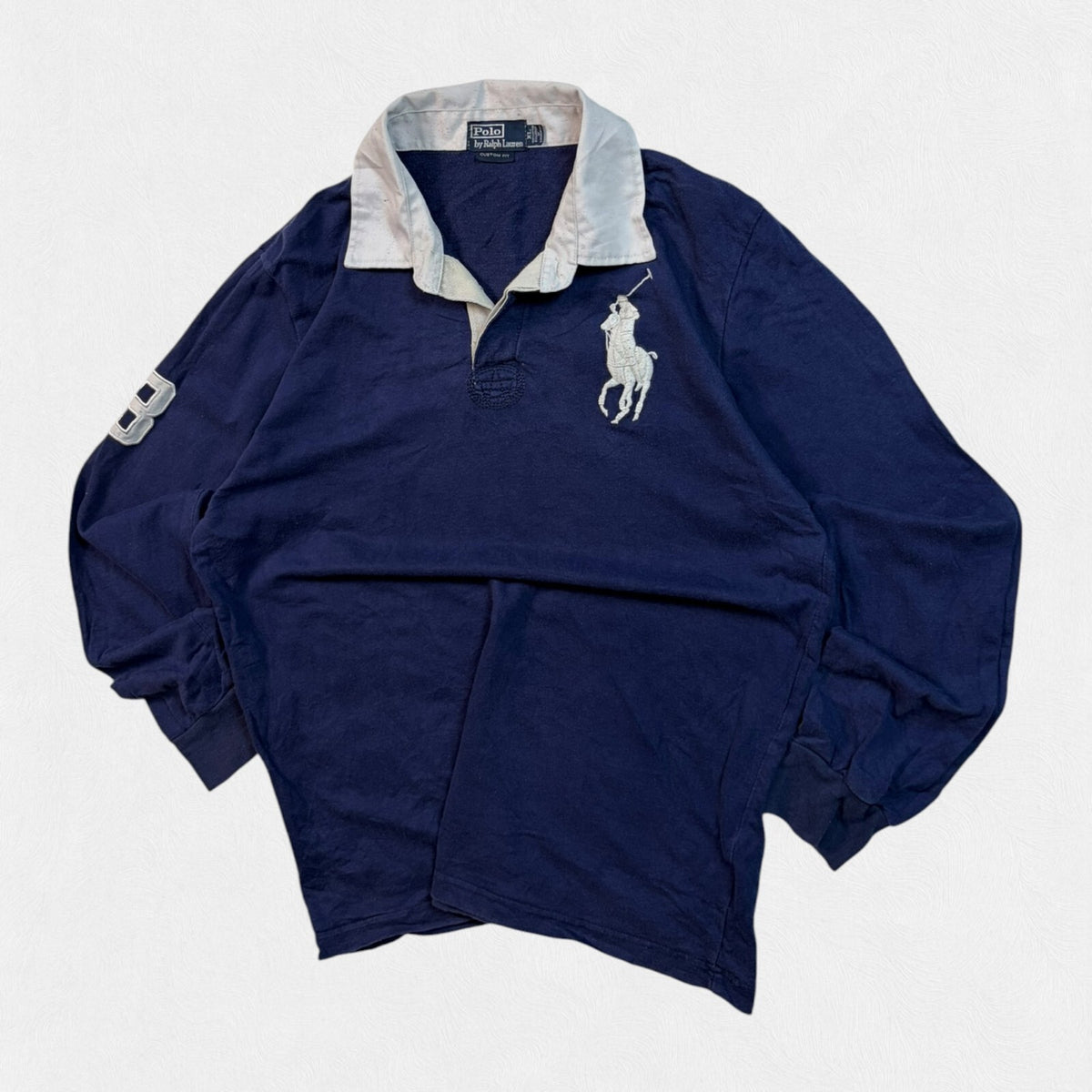 Vintage Ralph Lauren big pony rugby polo shirt (XL)