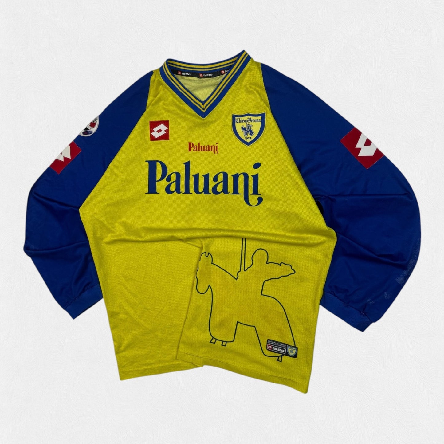 Vintage Chievo Verona 2004/05 long sleeve football shirt (L)