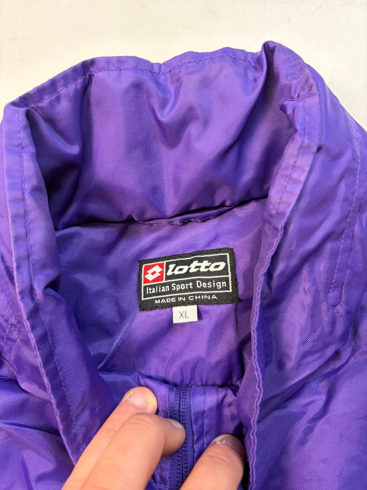 Vintage Fiorentina 2005/06 Lotto football rain jacket (XL)