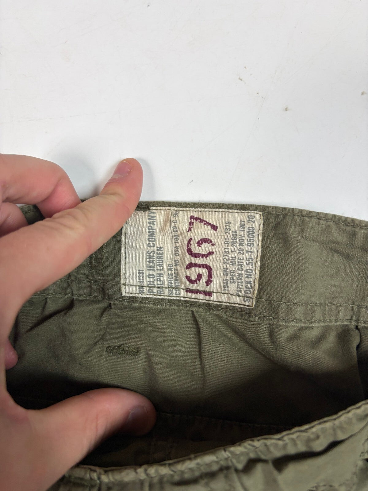 Vintage Polo Ralph Lauren baggy cargo pants (W34)