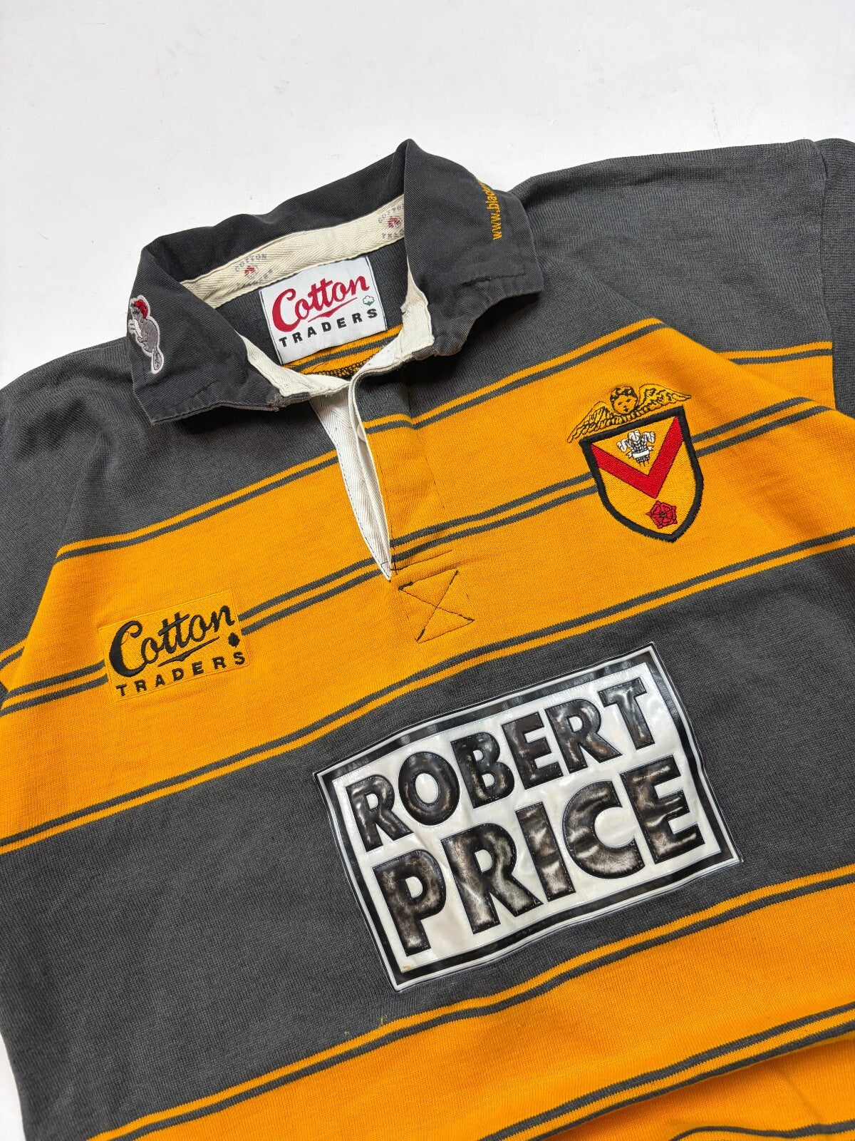 Vintage Newport 2000/01 match worn Cotton Traders rugby shirt (XL)