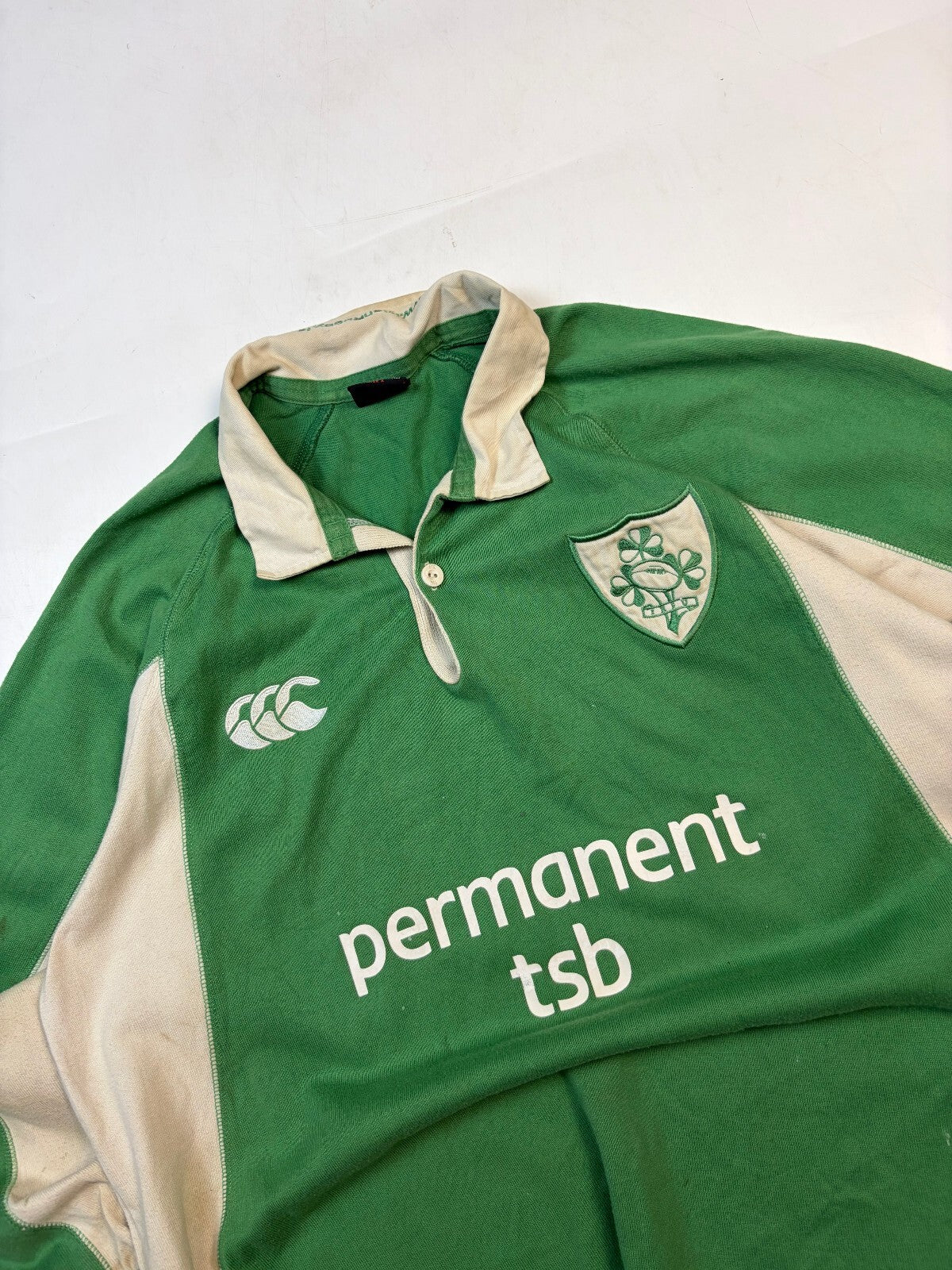 Vintage Ireland 2005/06 Canterbury rugby union shirt (L)