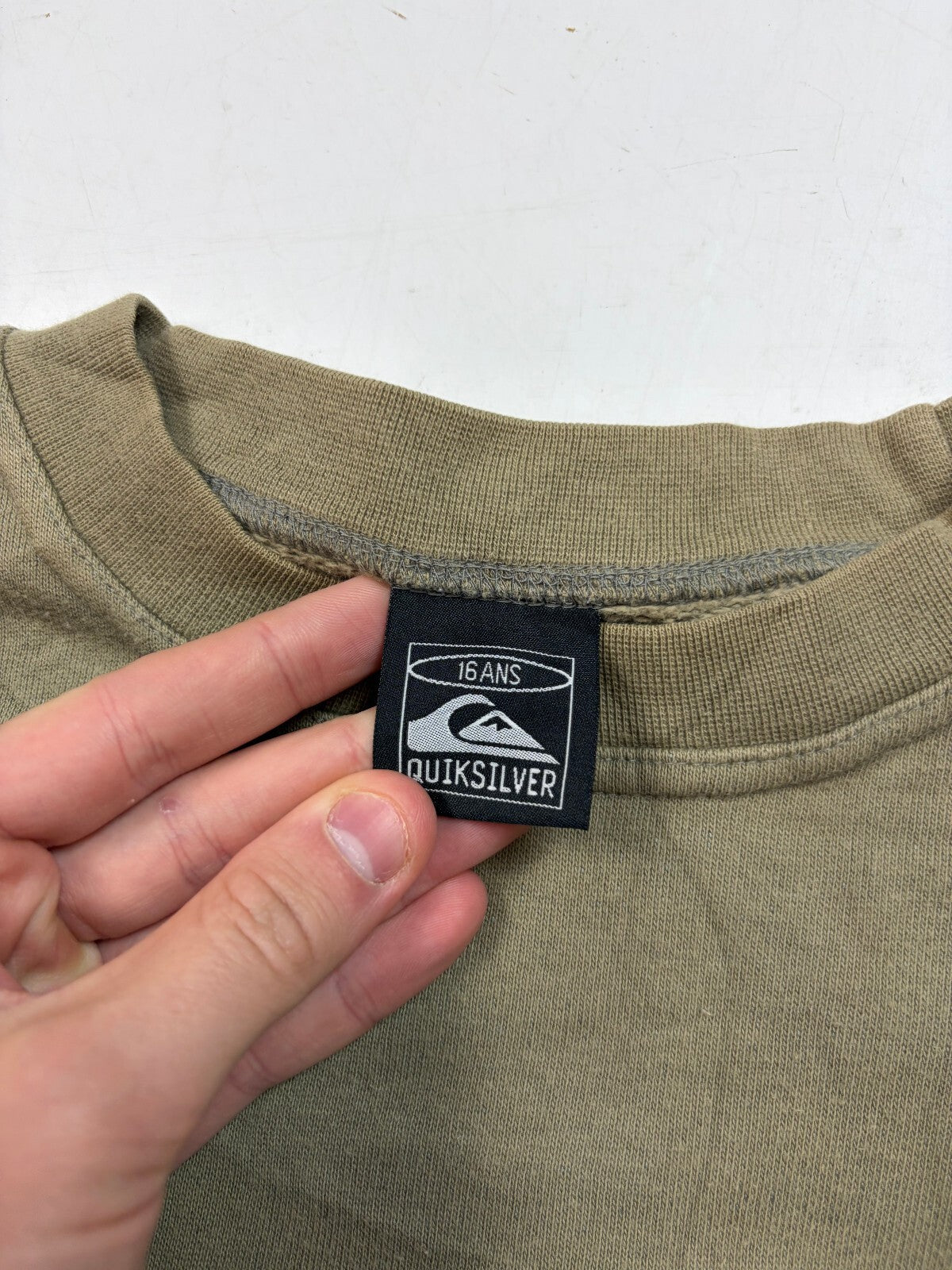 Vintage Y2K Quiksilver spell out sweatshirt (S)