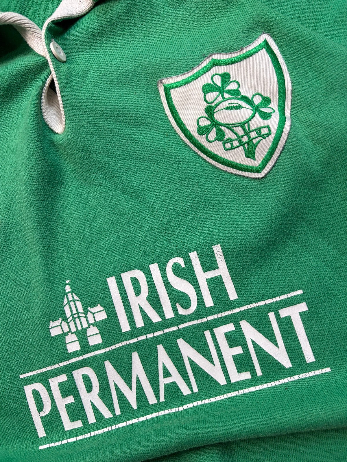 Vintage Ireland 2000/01 Canterbury rugby union shirt (S)