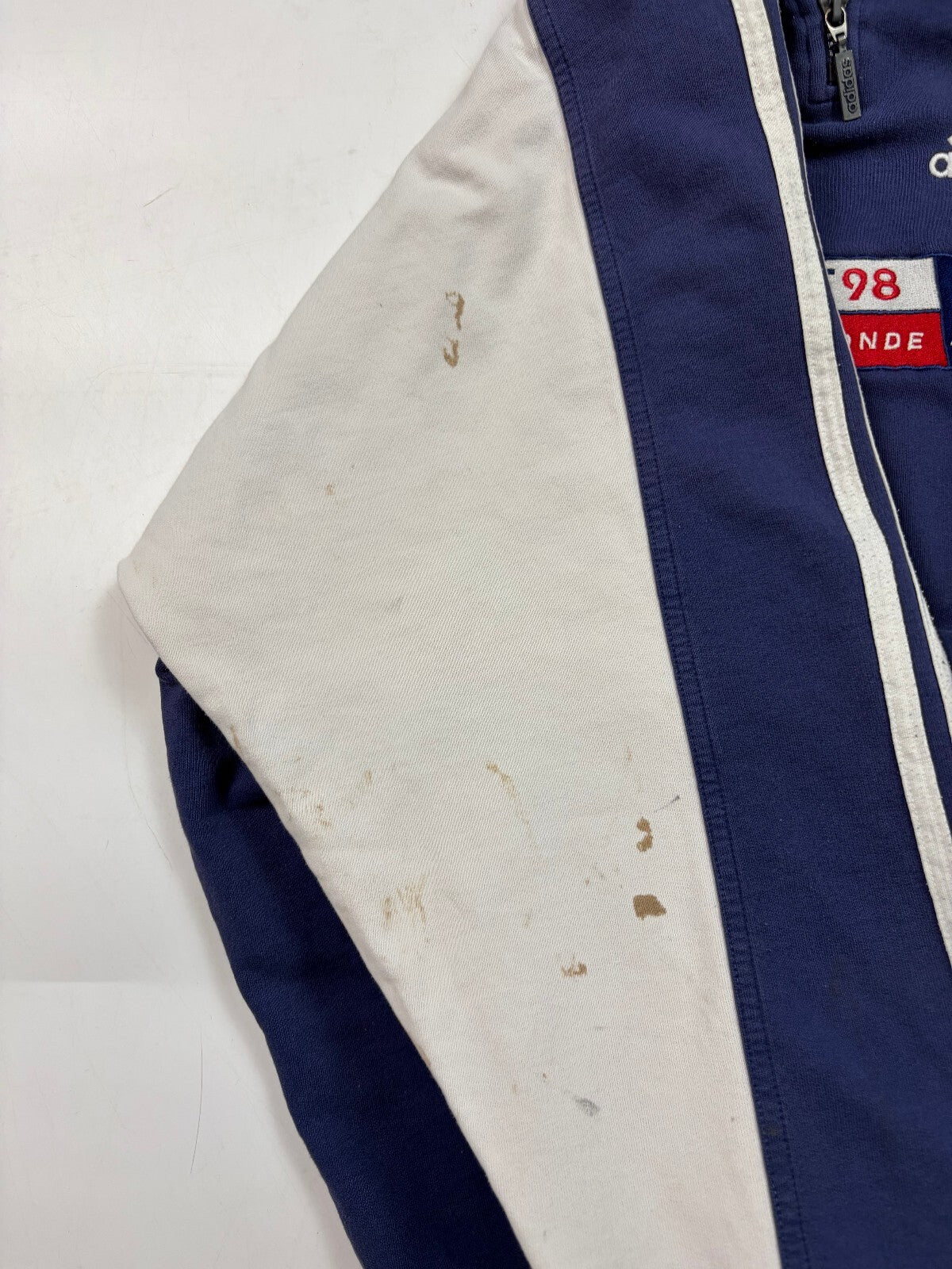 Vintage France 1998 world cup quarter zip sweatshirt (L)