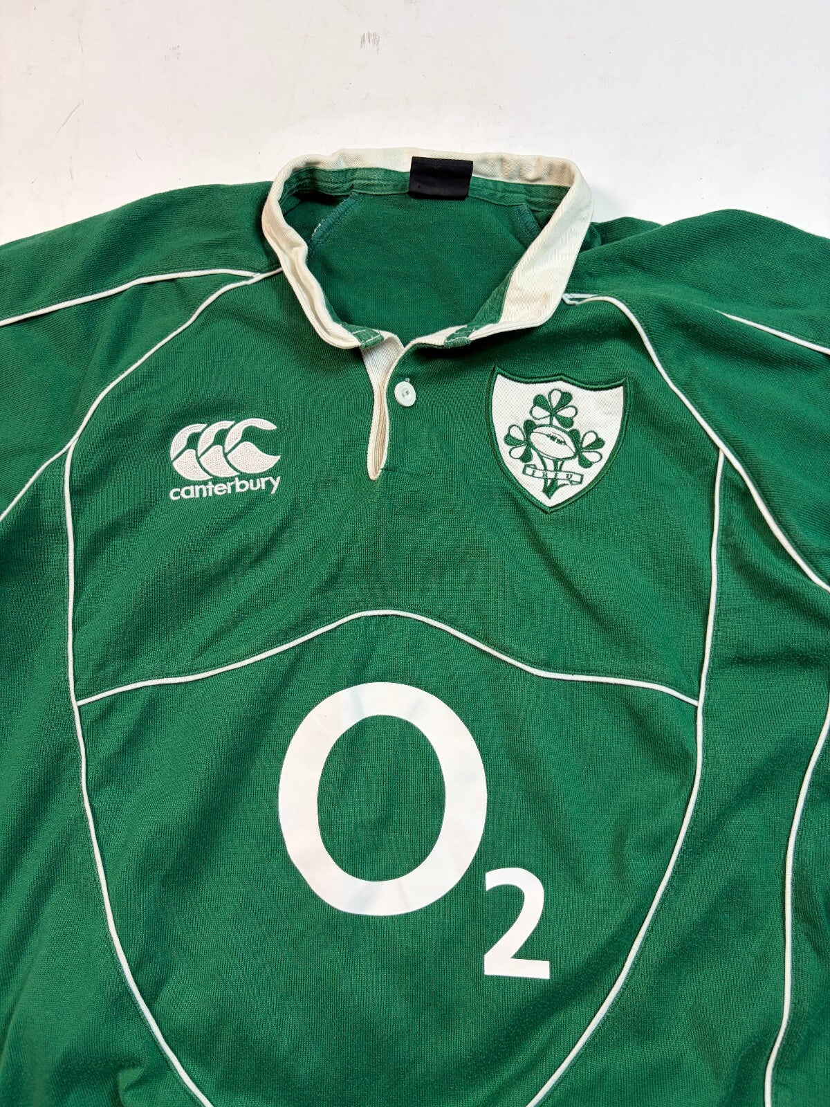 Vintage Ireland 2007/08 Canterbury rugby union shirt (L)