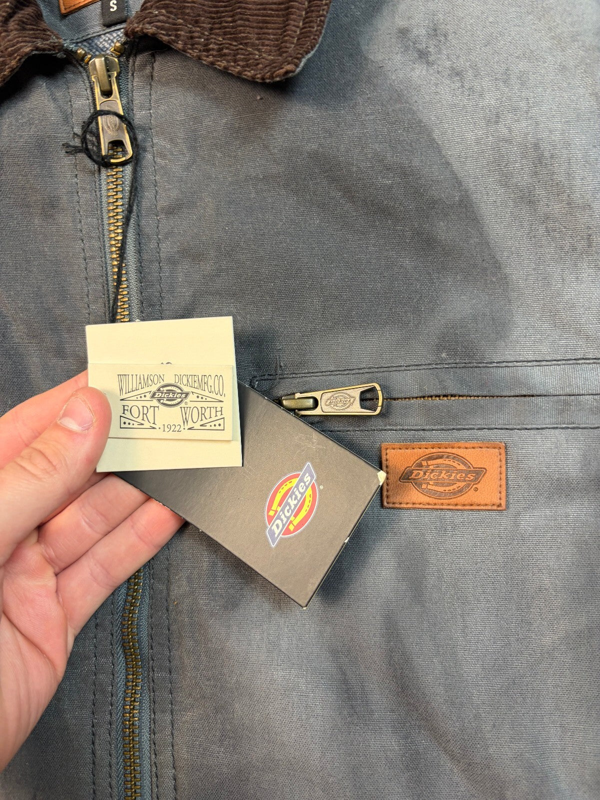 BNWT Dickies collared detroit style work jacket (S)