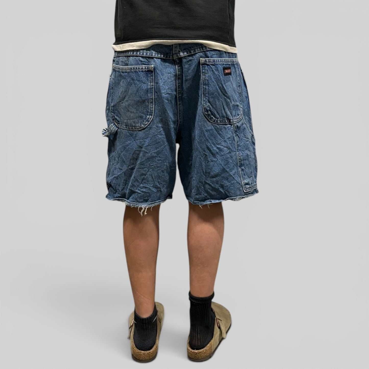 Vintage Dickies baggy carpenter denim jorts (W38)