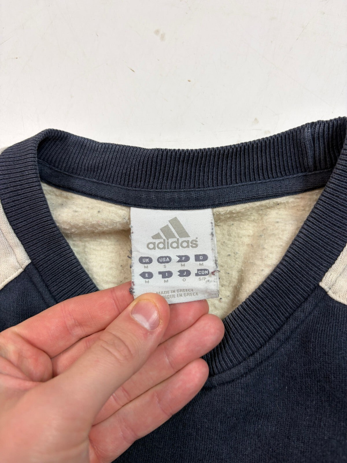 Vintage Y2K adidas spell out sweatshirt (M)