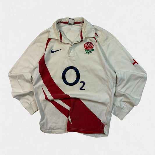 Vintage England 2007-09 Nike home rugby union shirt (M)