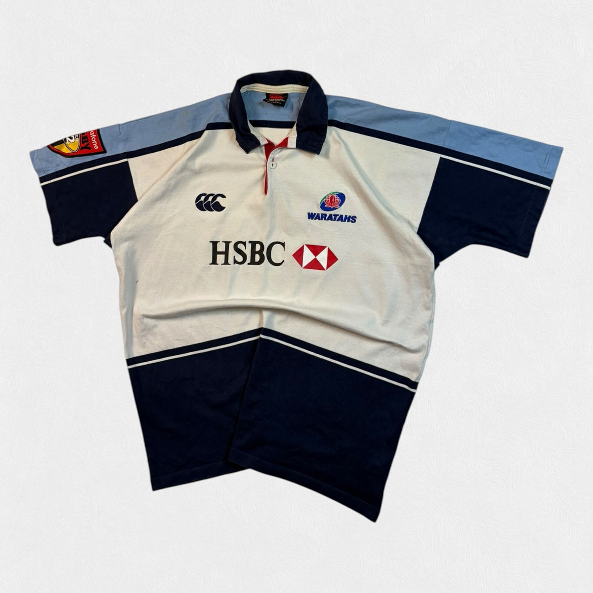 Vintage NSW Waratahs 2002/03 Canterbury away rugby shirt (XXL)