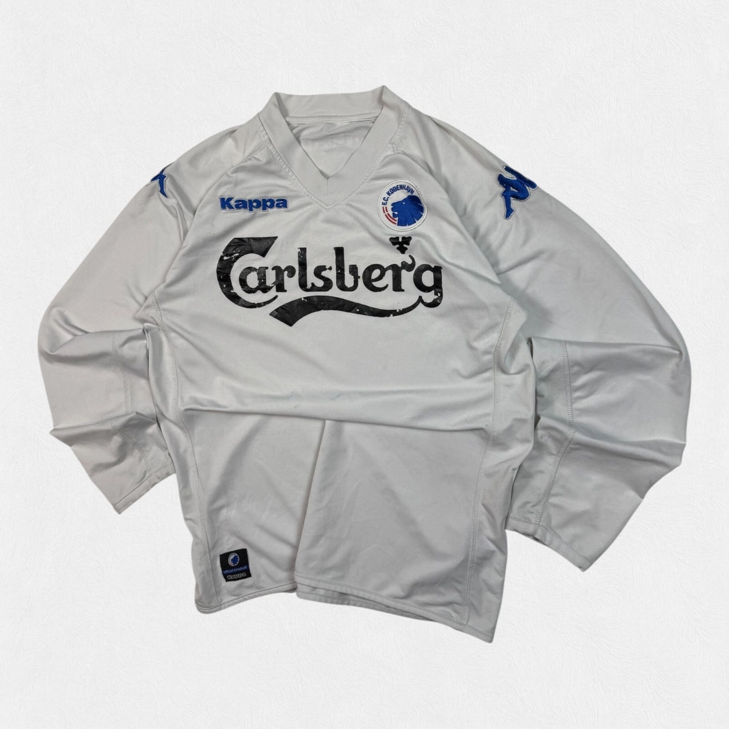 Vintage Copenhagen 2005/06 Kappa long sleeve football shirt (L)