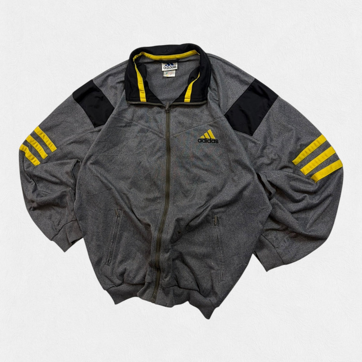 Vintage 90s adidas abstract track top (L)