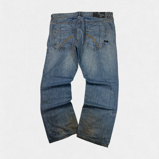 Vintage Y2K Rocawear baggy hip hop jeans (W42)