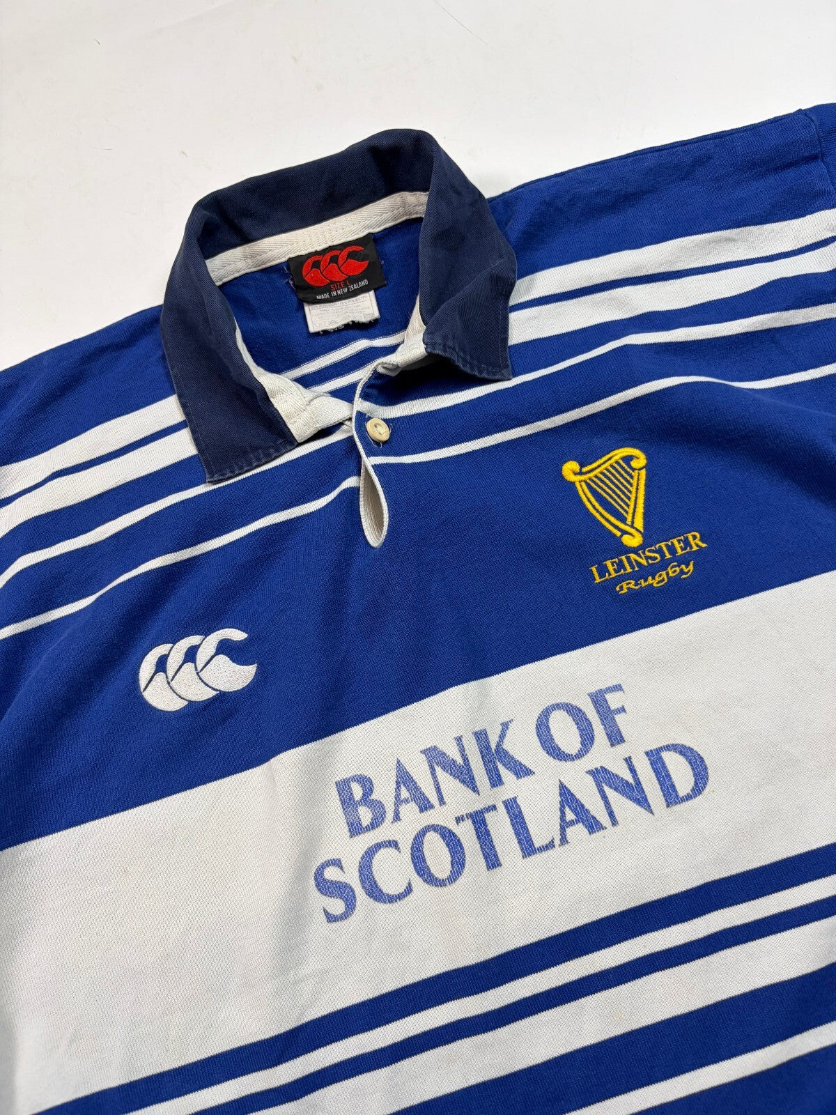 Vintage Leinster 2001/02 Canterbury rugby union shirt (L)