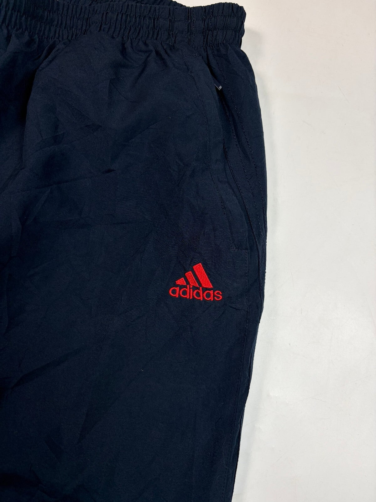 Vintage Y2K adidas cropped baggy track pants (L)