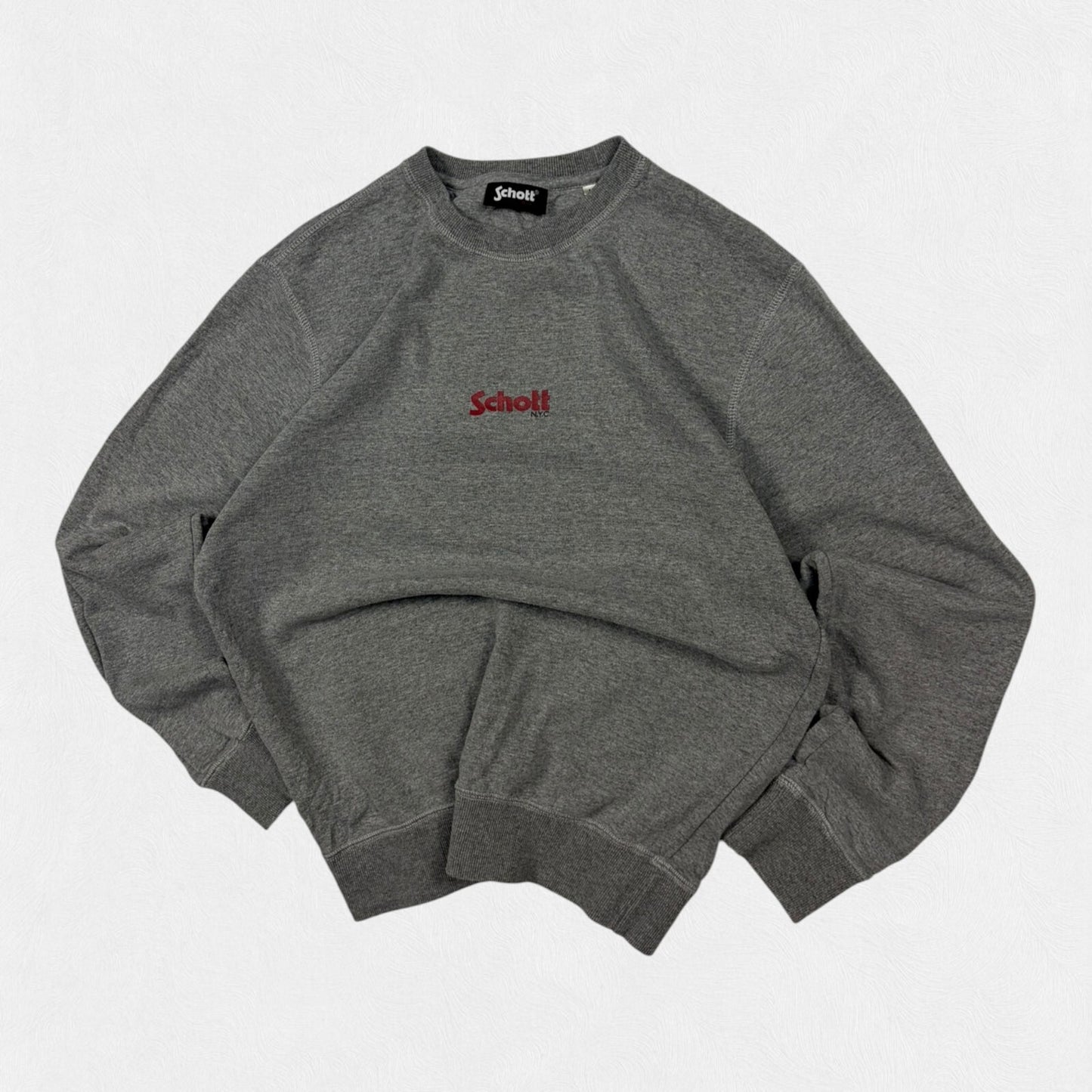 Vintage Schott NYC spell out sweatshirt (L)