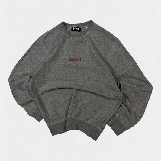 Vintage Schott NYC spell out sweatshirt (L)