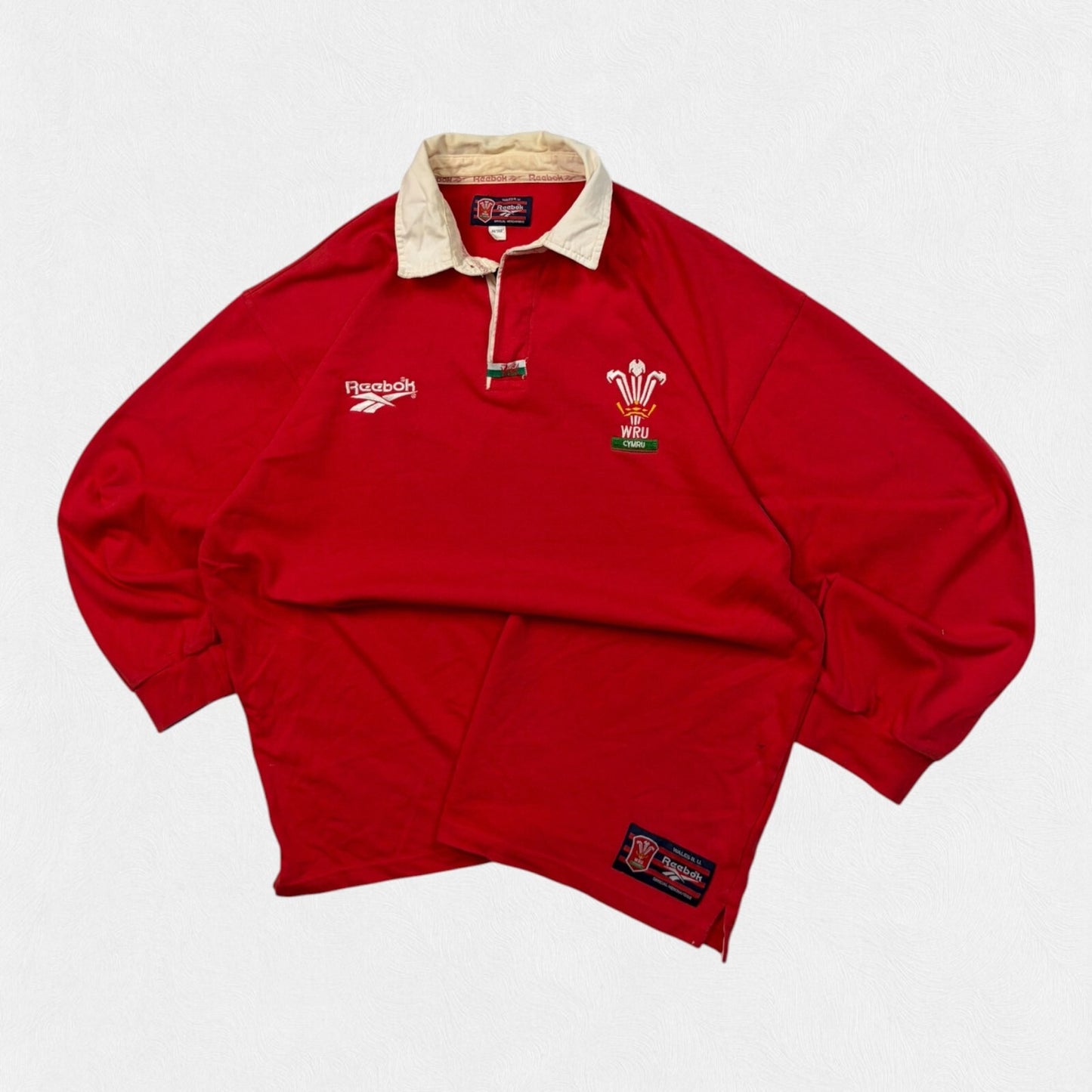Vintage Wales 1996-98 Reebok rugby union shirt (XL)