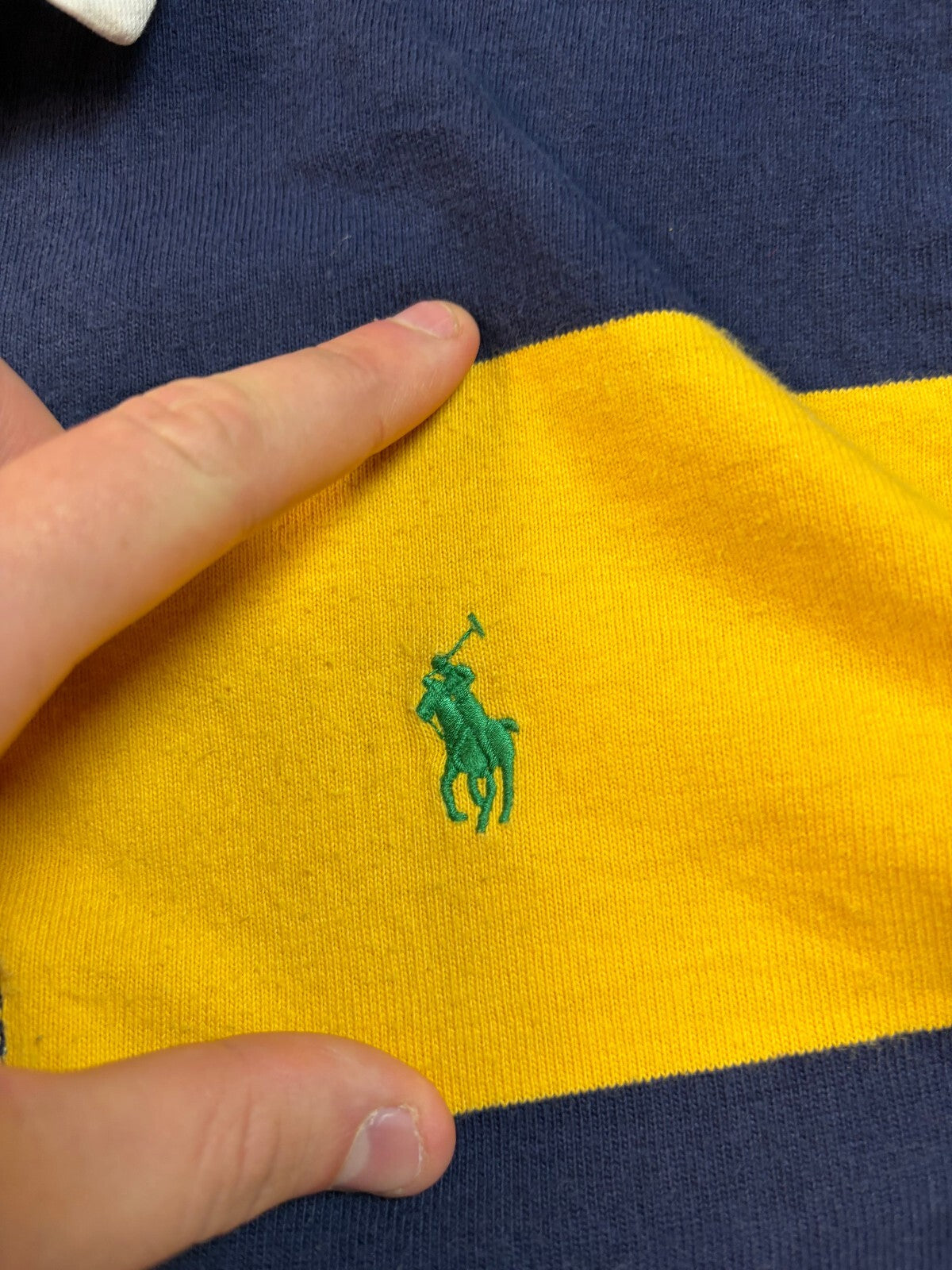 Ralph Lauren striped rugby polo shirt (XL)