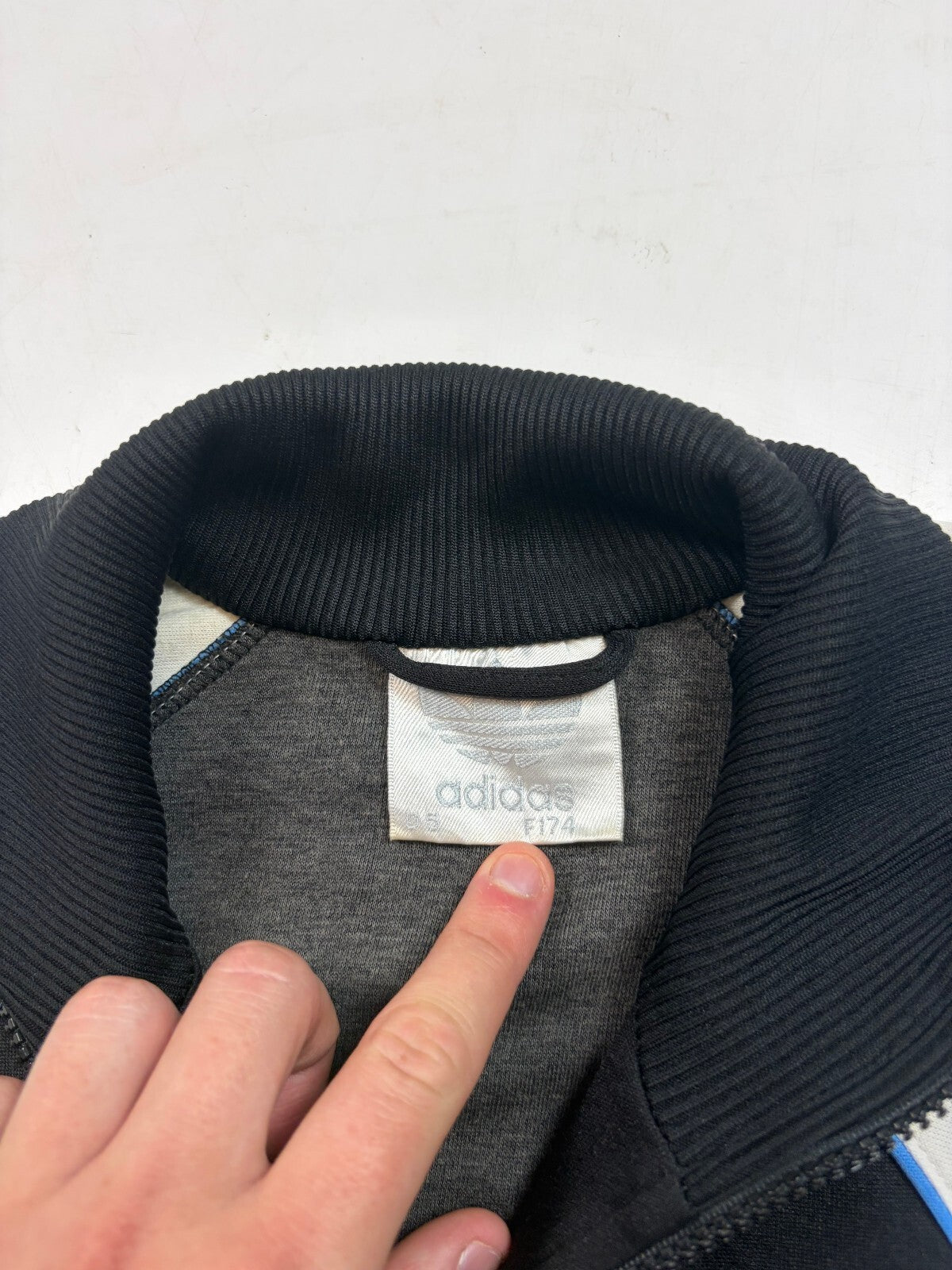 Vintage 90s adidas originals abstract track top (M)